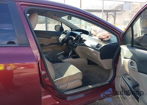 2012 Honda Civic Lx z USA, uszkodzony, nr VIN 2HGFB2F57CH562210